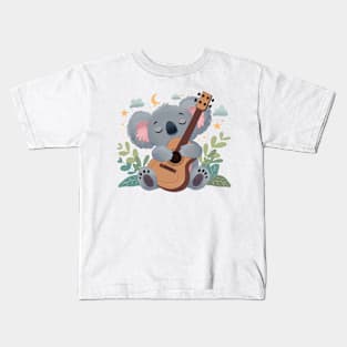 koala and guitar Kids T-Shirt